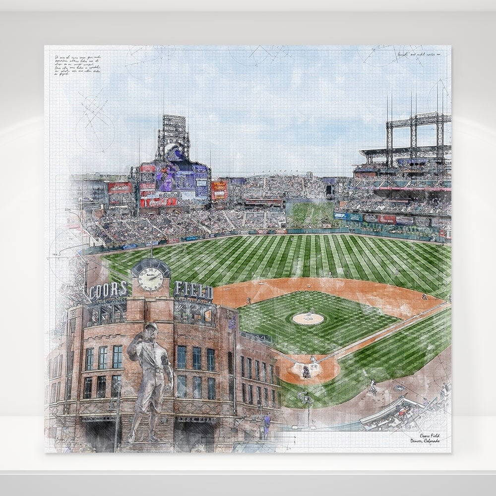 Kansas City Historic Ballparks of Baseball Framed Print