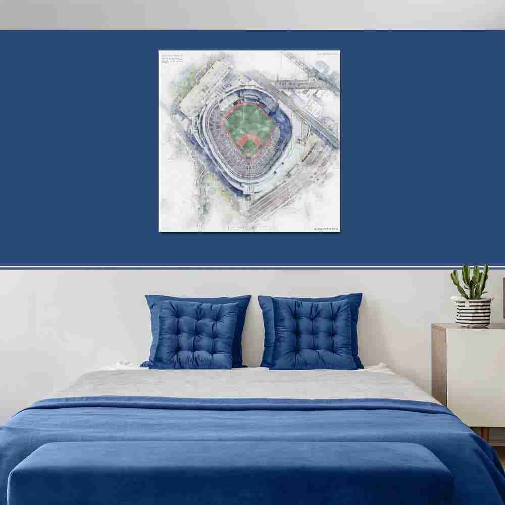 canvas-mlb-nyy-aerial Yankee Stadium Overhead Aerial View