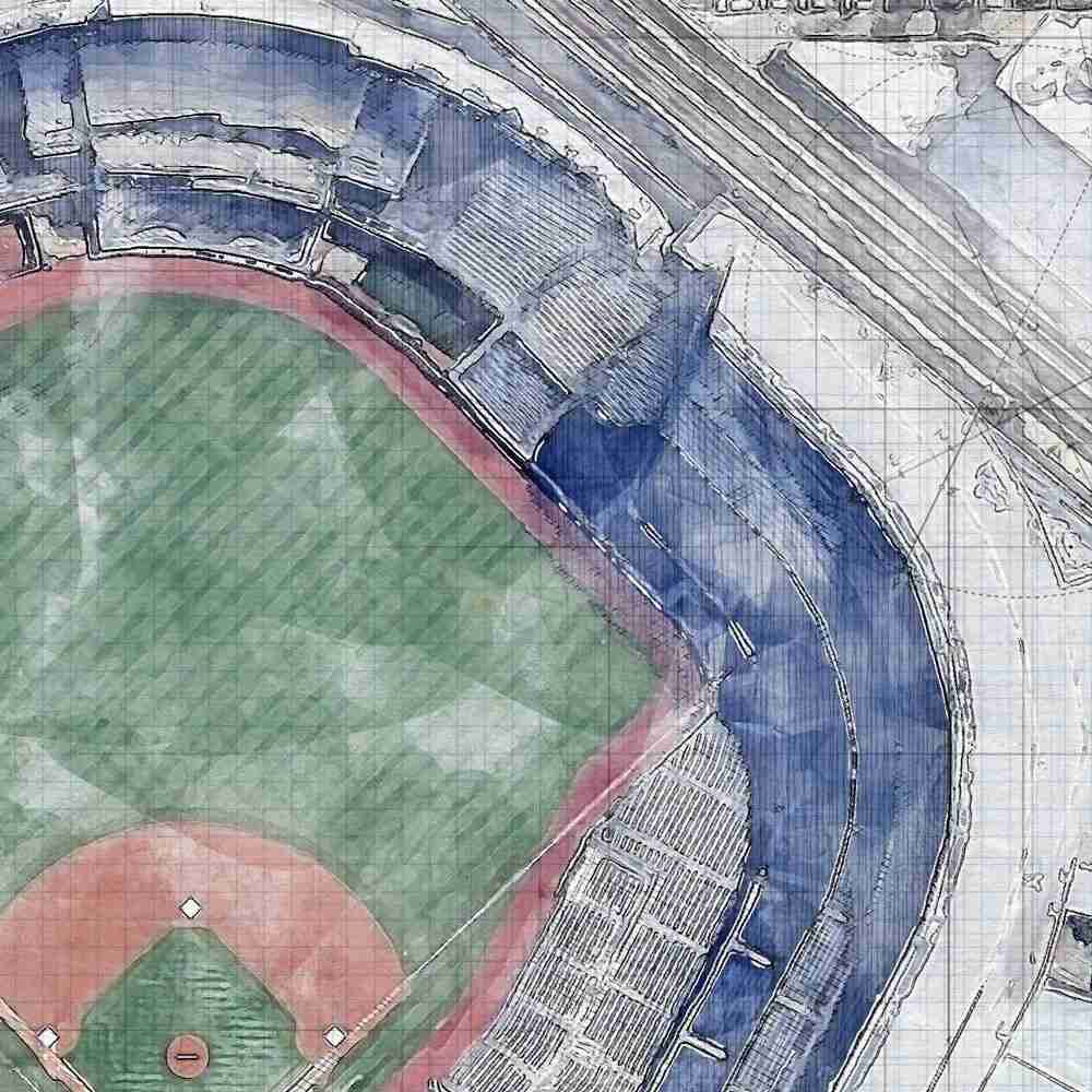 close-mlb-nyy_aerial_02 Yankee Stadium Overhead Aerial View
