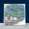 Empower Field At Mile High Print, Artist Drawn Football Stadium, Denver Broncos Football