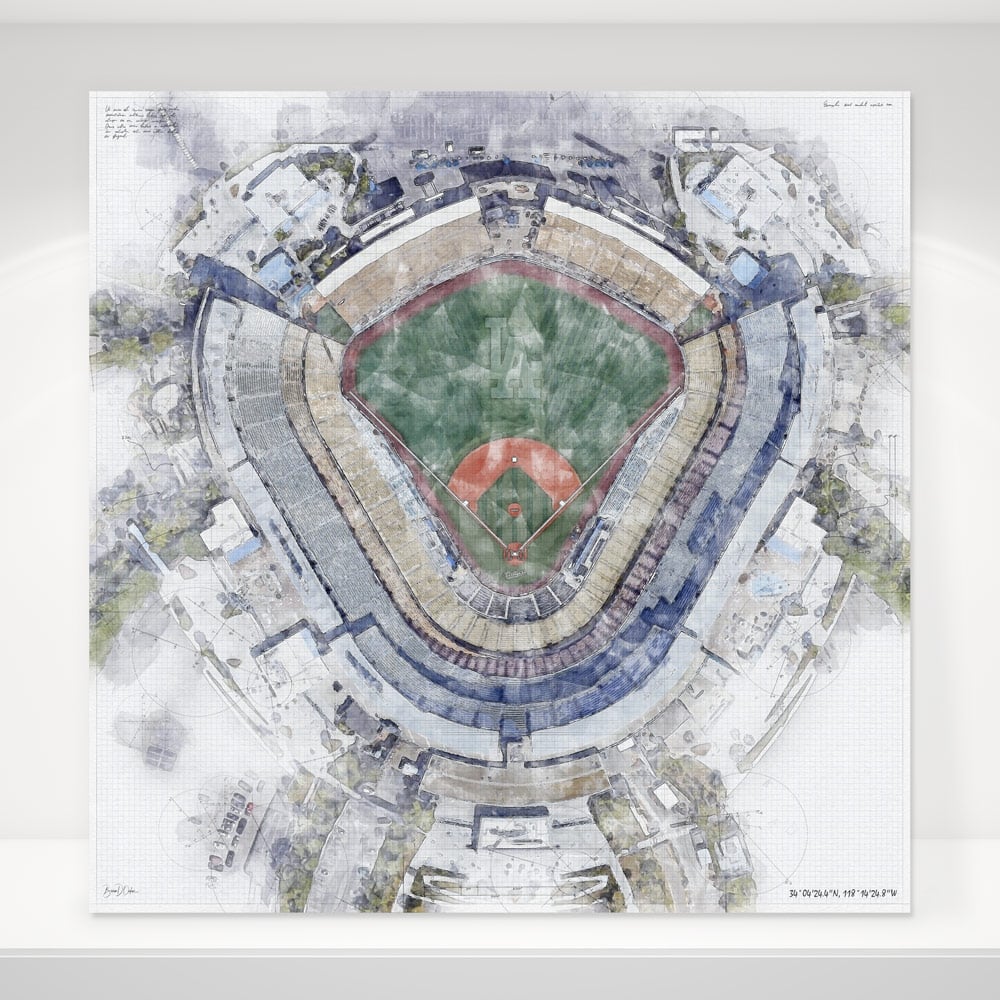 Dodger Stadium Aerial View