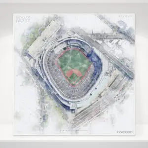 Yankee Stadium Overhead Aerial View