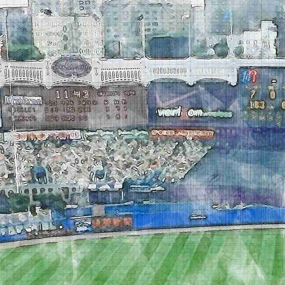 close-mlb-nyy-historic_02 Historic Yankee Stadium, Bronx, New York