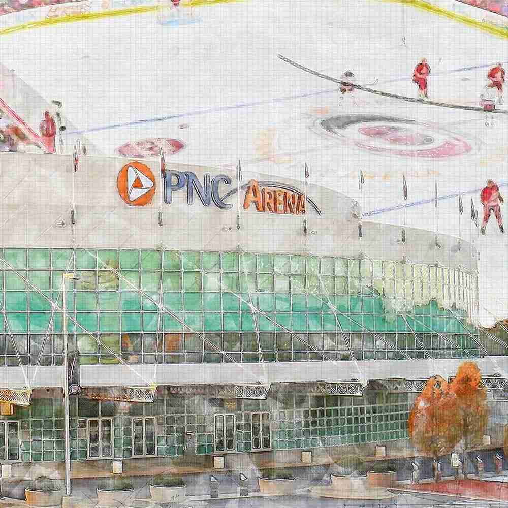 close-nhl-car-01 PNC Arena, Raleigh, North Carolina, Carolina Hurricanes Hockey