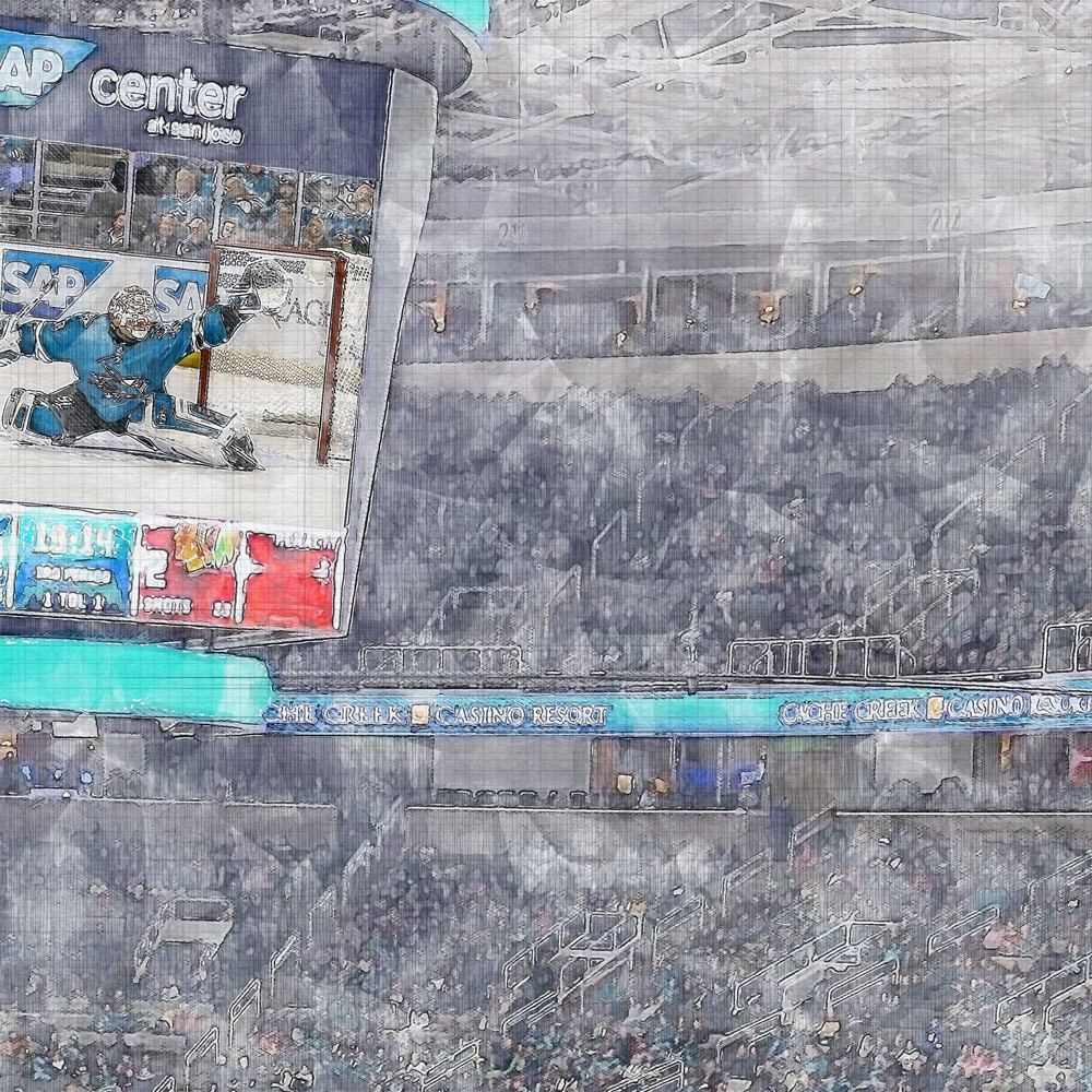 close-nhl-sj-02 SAP Center at San Jose, San Jose, California, San Jose Sharks Hockey