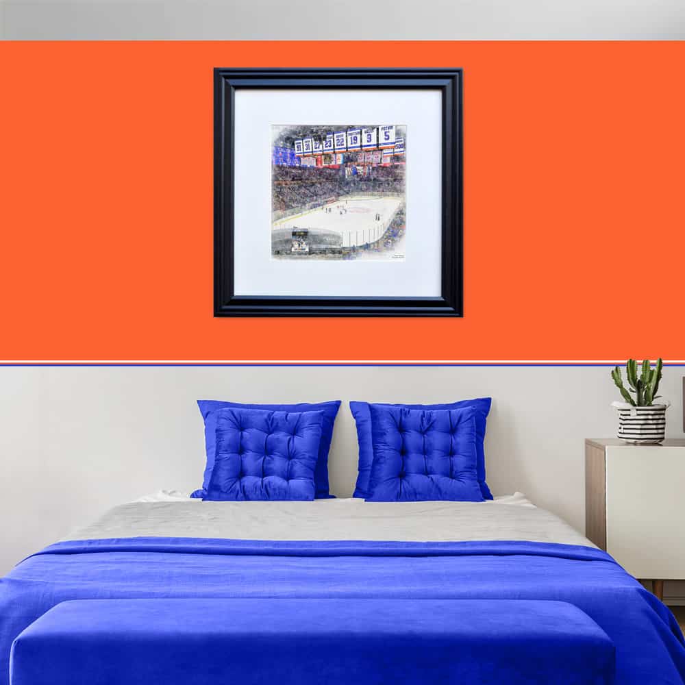print-nhl-nyi Nassau Veterans Memorial Coliseum, Uniondale, New York, New York Islanders Hockey
