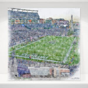 Gillette Stadium, Foxborough, Massachusetts, New England Patriots Football