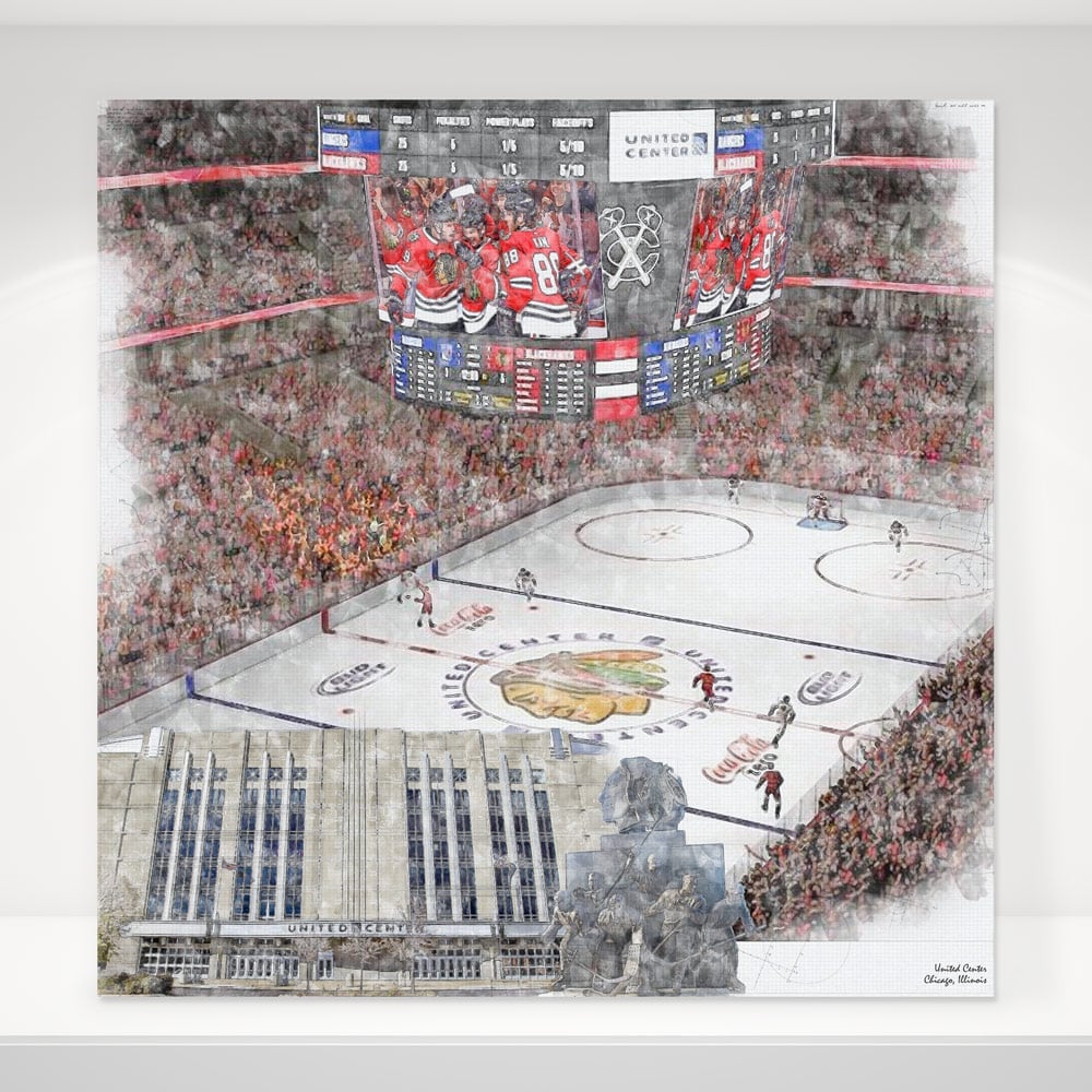 United Center, Chicago, Illinois, Chicago Blackhawks Hockey