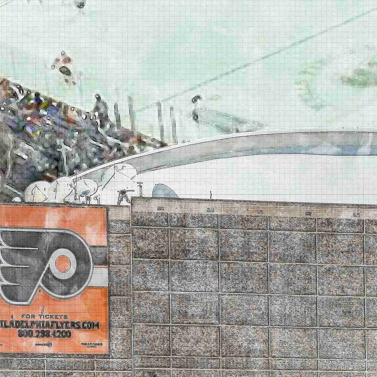 close-nhl-phi-01 Wells Fargo Center, Philadelphia, Pennsylvania, Philadelphia Flyers Hockey