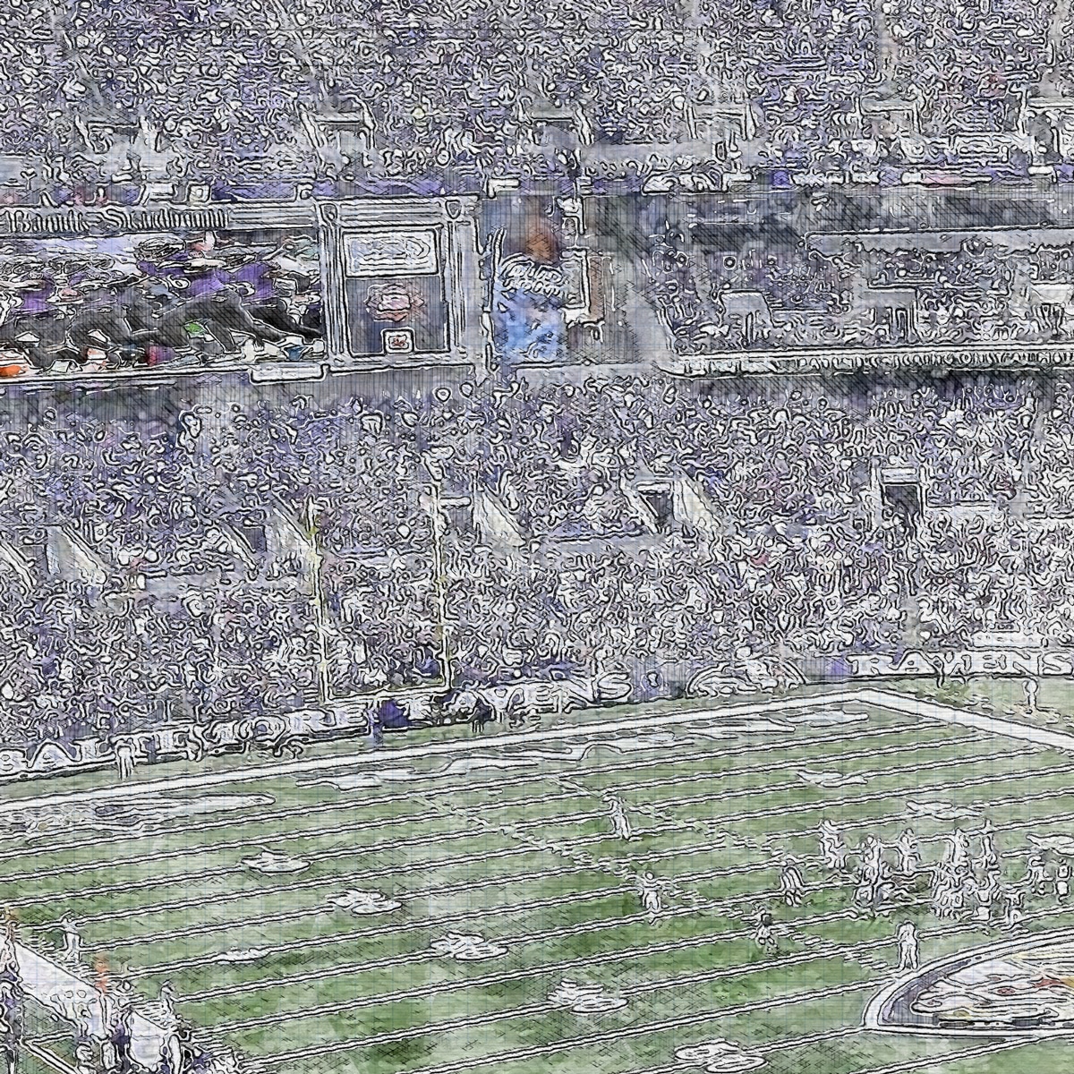 close-nfl-bal-02 M&T Bank Stadium, Baltimore, Maryland, Baltimore Ravens Football