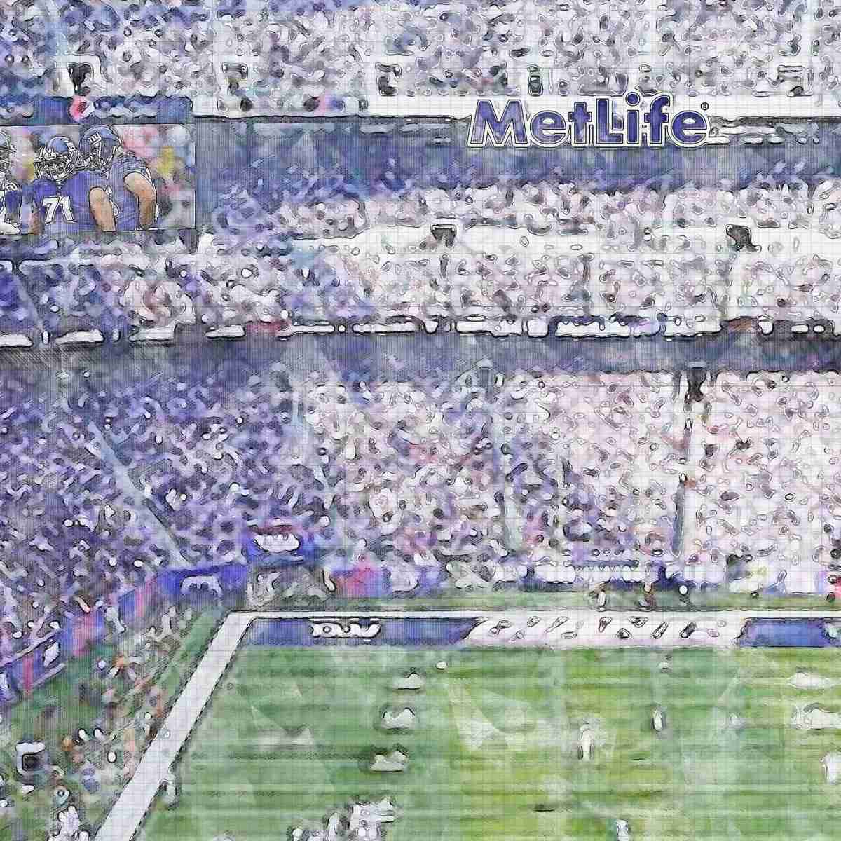 close-nfl-nyg-02 MetLife Stadium, East Rutherford, New Jersey, New York Giants Football