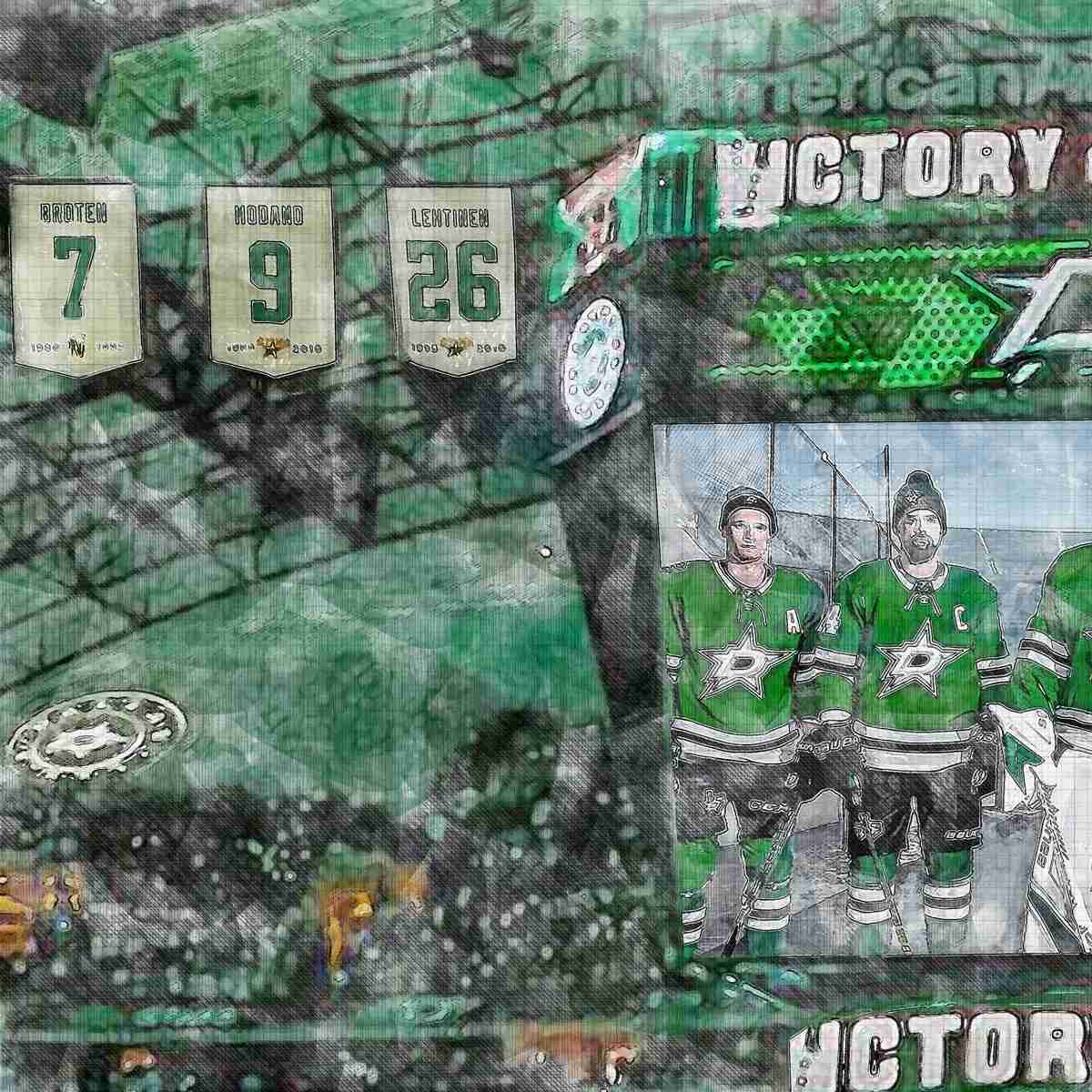 close-nhl-dal-02 American Airlines Center, Dallas, Texas, Dallas Stars Hockey