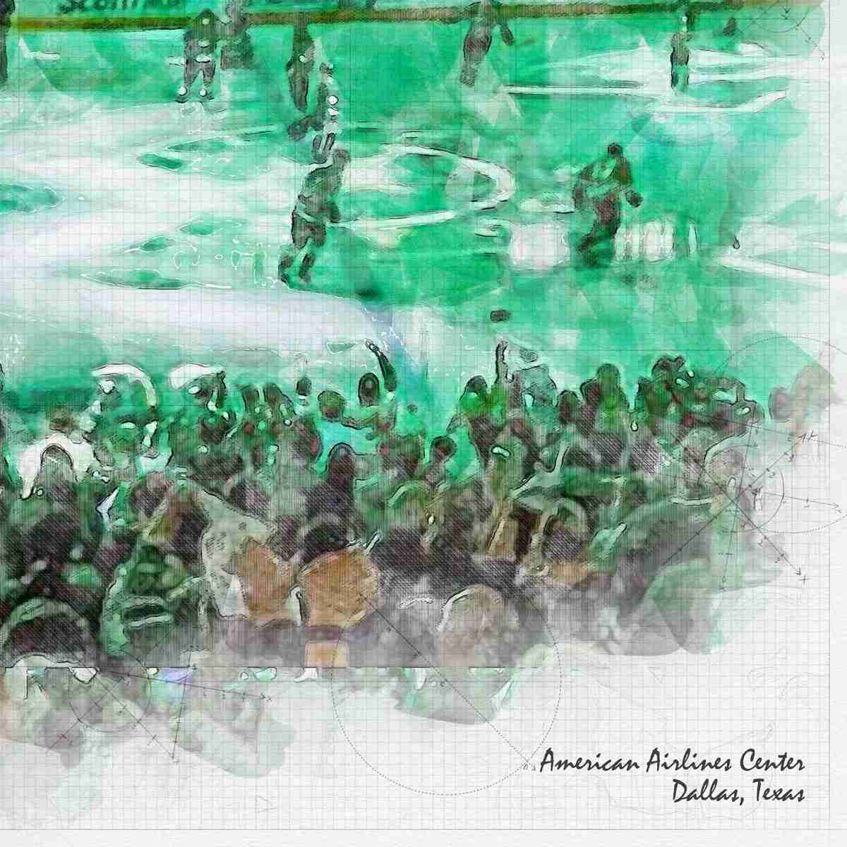 close-nhl-dal-03 American Airlines Center, Dallas, Texas, Dallas Stars Hockey