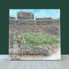 Lambeau Field Print, Artist Drawn Football Stadium, Green Bay Packers Football