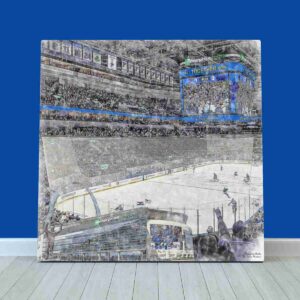 Enterprise Center Print, St. Louis Blues Wall Art, Hockey Arena Art