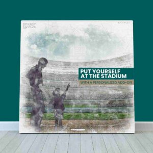 Stadium Print Personalized Add-On, Your Memories At The Game