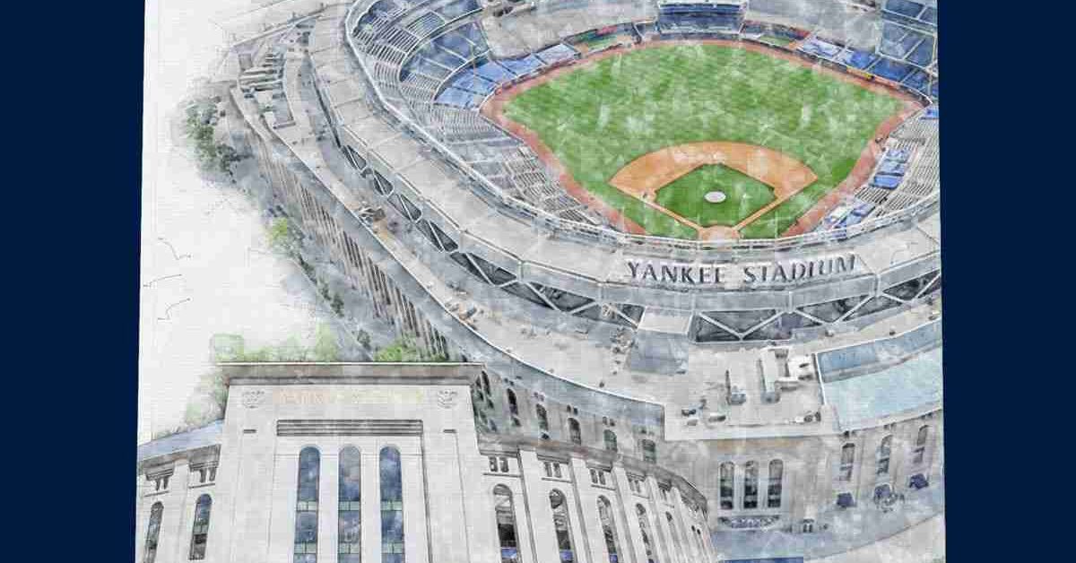 75cm特大 Yankee Stadium 3Dアート Al Schreiber AL SCHREIBER & JILL HAND FRAMED 3-D Pop Art Signed YANKEE STADIUM