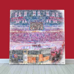 Centre Bell Print, Montreal Canadiens Wall Art, Hockey Arena Art