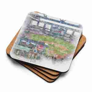 Chase Field Coaster, Arizona Diamondbacks Baseball, Cork-Backed Drink Coaster