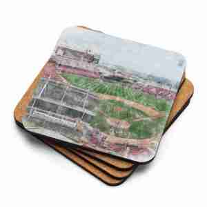 Great American Ball Park Coaster, Cincinnati Reds Baseball, Cork-Backed Drink Coaster
