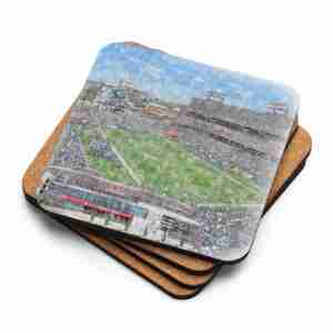 Nissan Stadium Coaster, Tennessee Titans Football, Cork-Backed Drink Coaster