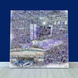 Amalie Arena Print, Tampa Bay Lightning Wall Art, Hockey Arena Art