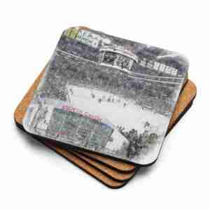 STAPLES Center Coaster, Los Angeles Kings Hockey, Cork-Backed Drink Coaster