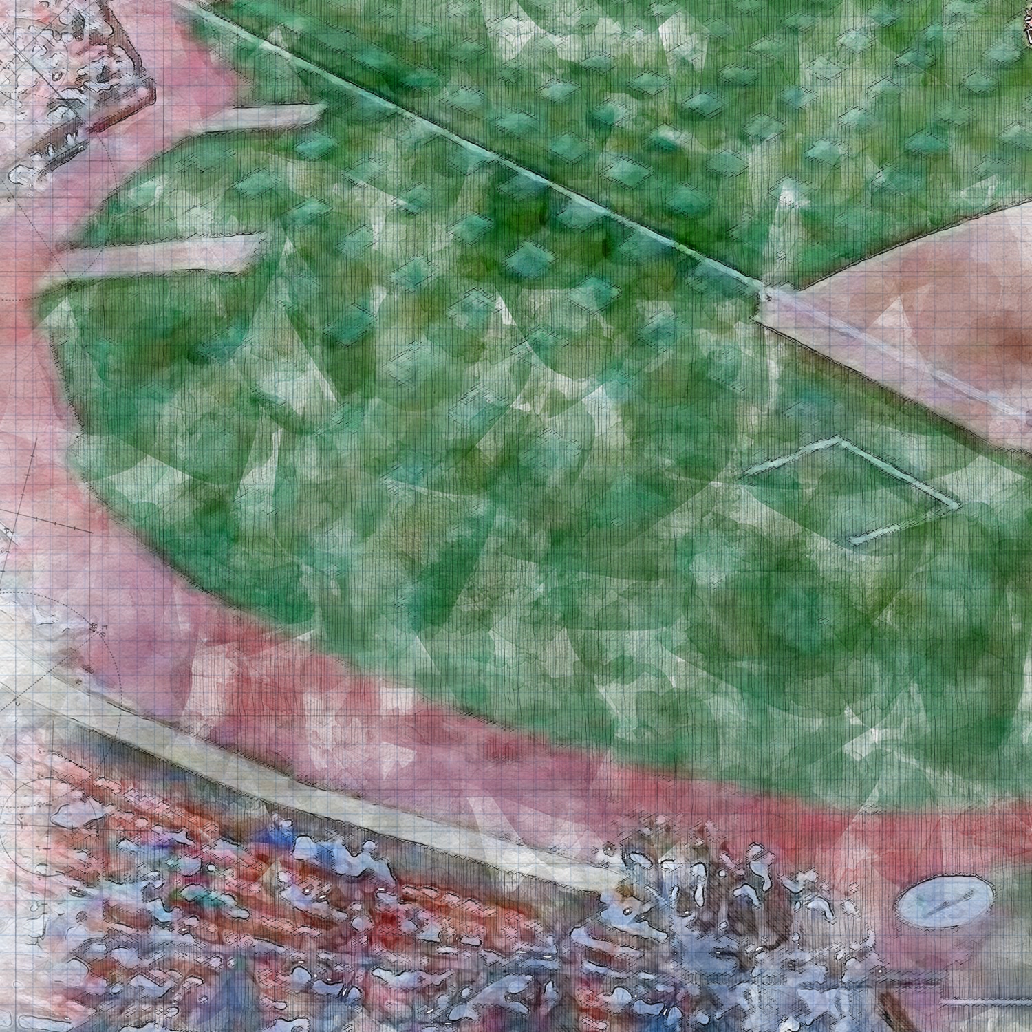 close-mlb-oak-ltd-fireworks-01 2025 Limited Edition Fireworks Series, Oakland Coliseum Canvas Wrap, Oakland Athletics Baseball