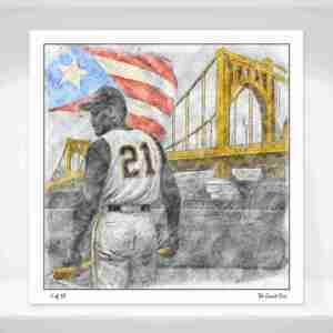 "The Great One" - Roberto Clemente Limited Edition Artwork