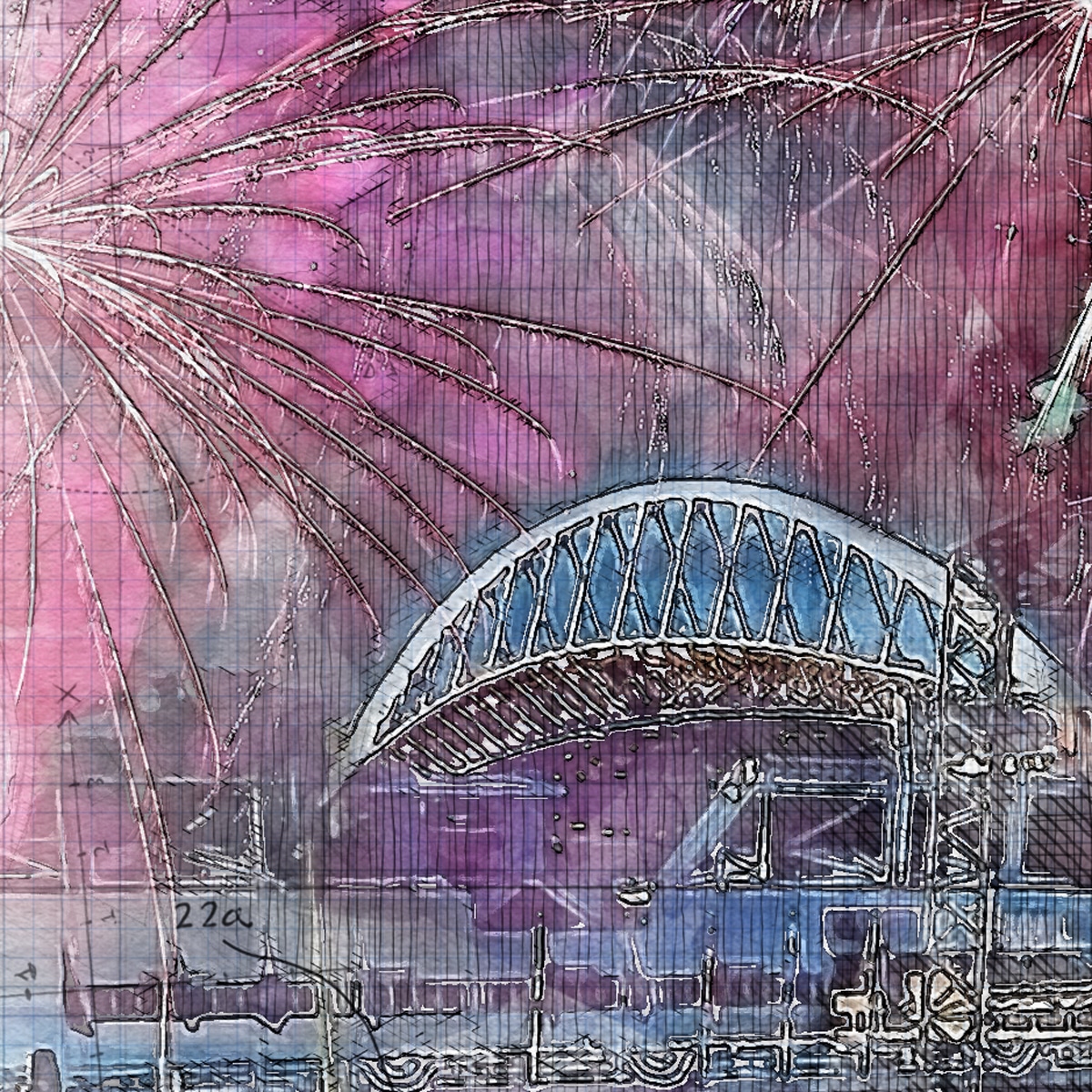 2026 Limited Edition Fireworks Series, T-Mobile Park Canvas Wrap, Seattle Mariners Baseball